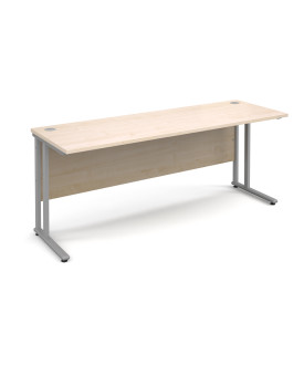 Straight economy desk - 1800mm x 600mm - Maple