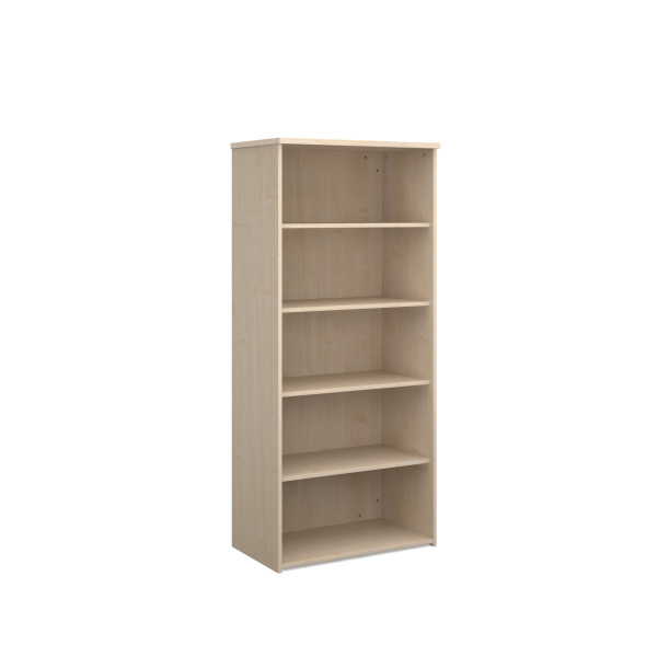 4 Shelf Economy Bookcase - 2000mm - Maple