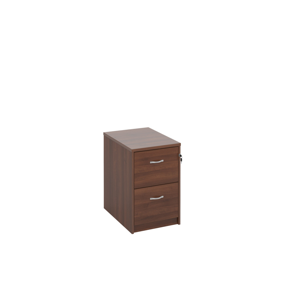 2 drawer economy filing Walnut Products Three Counties Office Furniture
